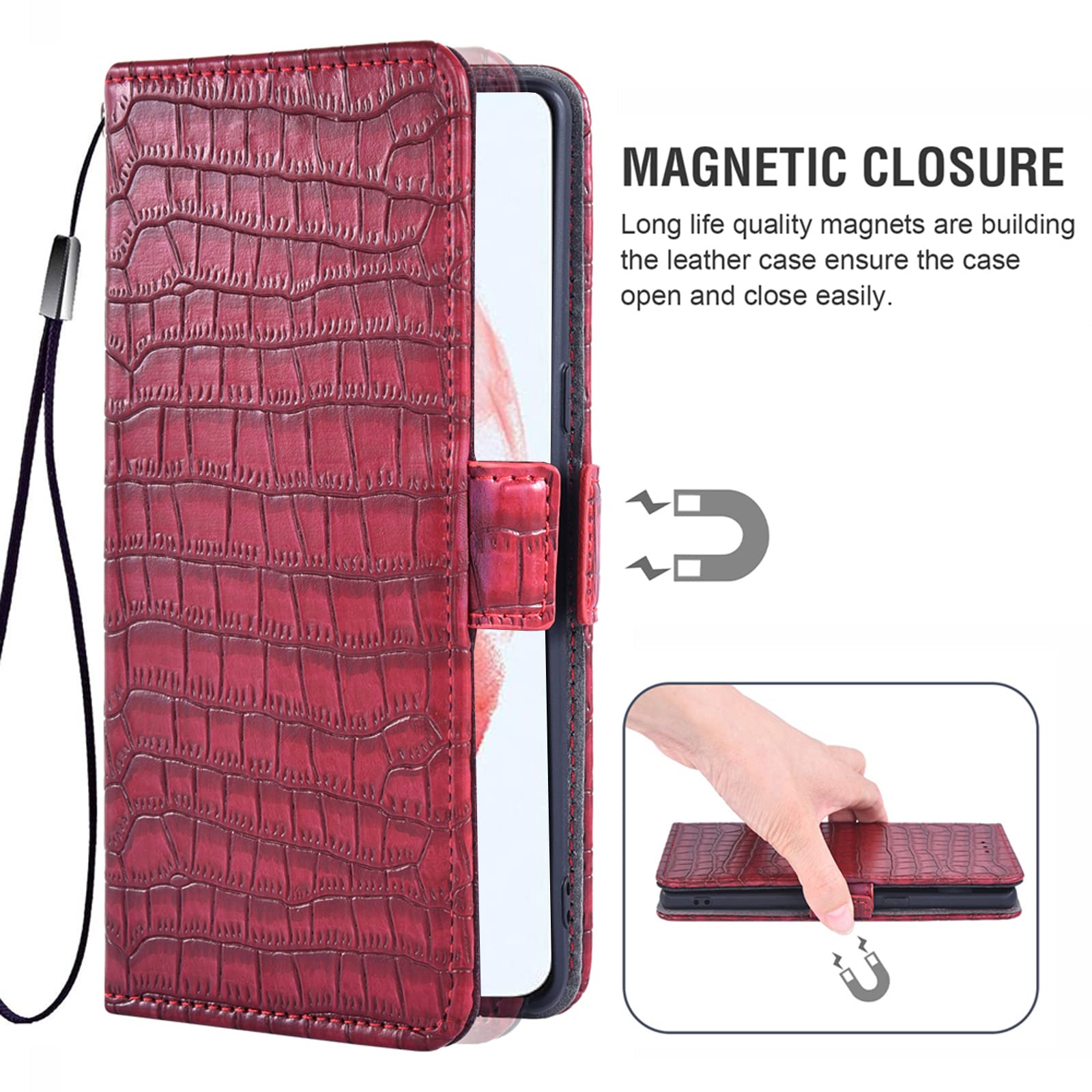 Cover Design Mandala HAOYE Cover Per Motorola Moto G42, Custodia Per Cellulare Cover Portafoglio Magnete
