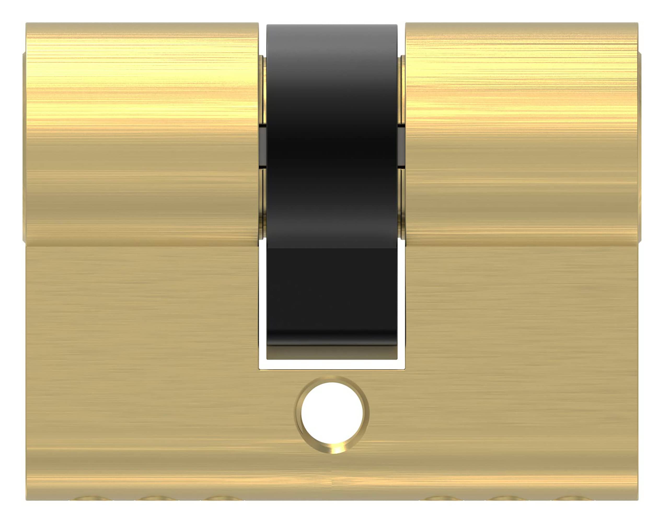 STEINBACHER Messing-Profilzylinder In Edelstahloptik – Länge 42 Mm, 21/21 Mm, Gleichschließend