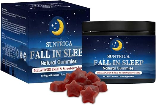 Sleep Gummies, Magnesium Glycinate Sleep Aid Gummies, Natural Strawberry Flavor, Melatonin Free, Sugar, Gluten Free, for Relaxation & Sleep Suport, Promotes Healthy Sleep Patterns for Adults- 60 PCS
