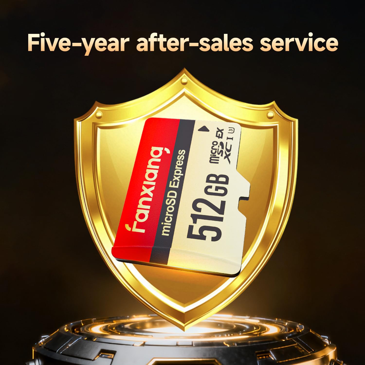 fanxiang Carte Mémoire MicroSDXC Express 512 Go, Jusqu’à 900 Mo/s Lecture, 810 Mo/s Écriture, U3 V30 4K Ultra Rapide, Haute Performance pour Switch, Consoles de Jeu et Appareils Portables - KM800
