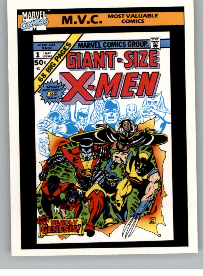 1990 Impel Marvel Universe #132 Giant-Size X-Men #1 Non Sport Entertainment Trading  Card in Raw (NM or Better) Condition at Amazon's Entertainment Collectibles  Store