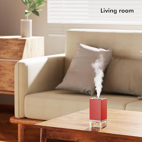 Miniatura 4 de Difusor sin agua para aceites esenciales  Difusor de aromaterapia nebulizador de capacidad de 1.7 fl oz, mini máquina de aire con aroma a pilas con