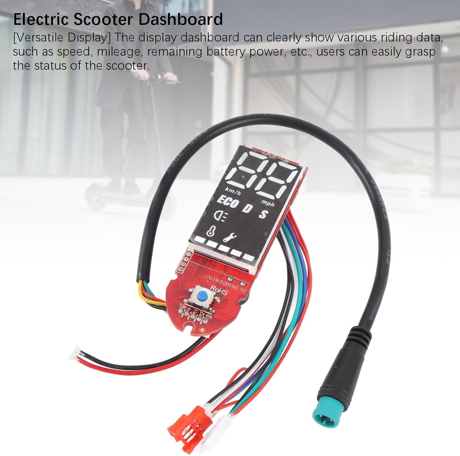 Dashboard, Multifunctional Connection Display Scooter Dashboard for M365 M365pro Electric Scooter