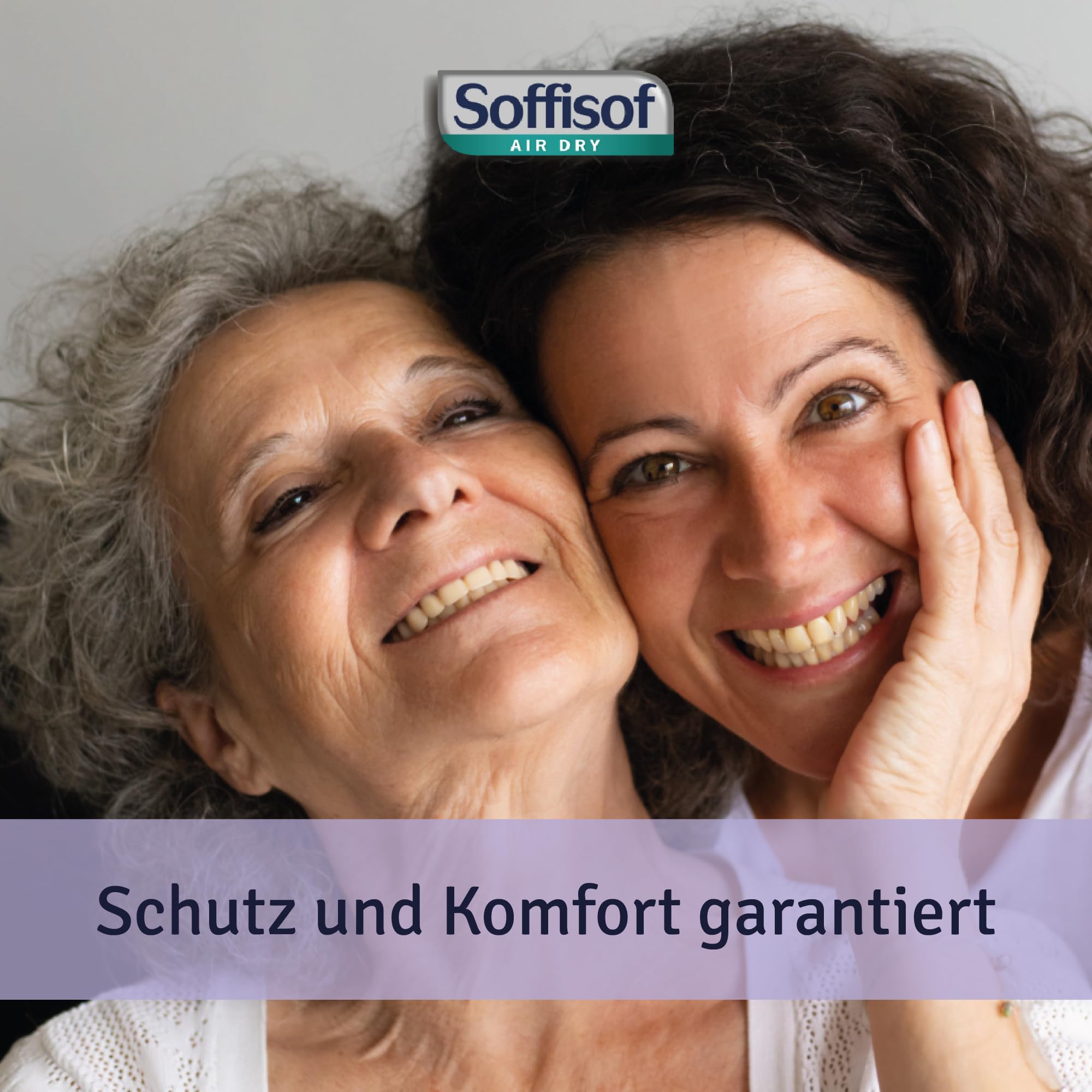 Soffisof Air Dry Inkontinenz-Vorlage für Frauen und Männer Maxi Plus - 40x Erwachsenen Windeln - 2 Packungen mit 20 Windeln, 10 Tropfen - anatomische Windel