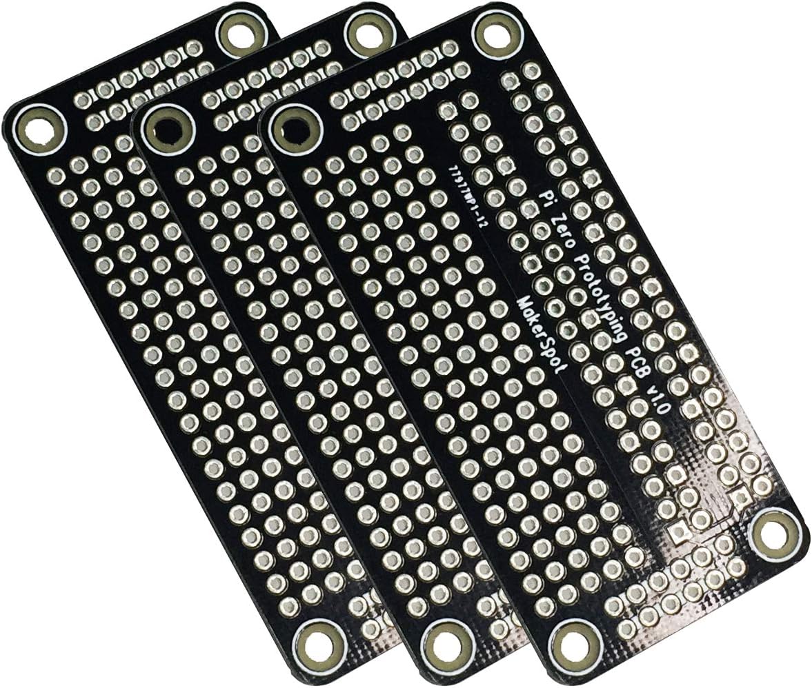 PCB Prototyping Board for Raspberry Pi Zero W (3 Pack)