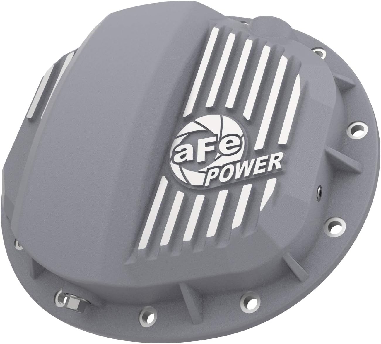 aFe POWER Street Series Rear Differential Cover Raw w/Machined Fins - #46-71140A - GM Gas Trucks/SUV's 19-24 (GMCH 9.5)