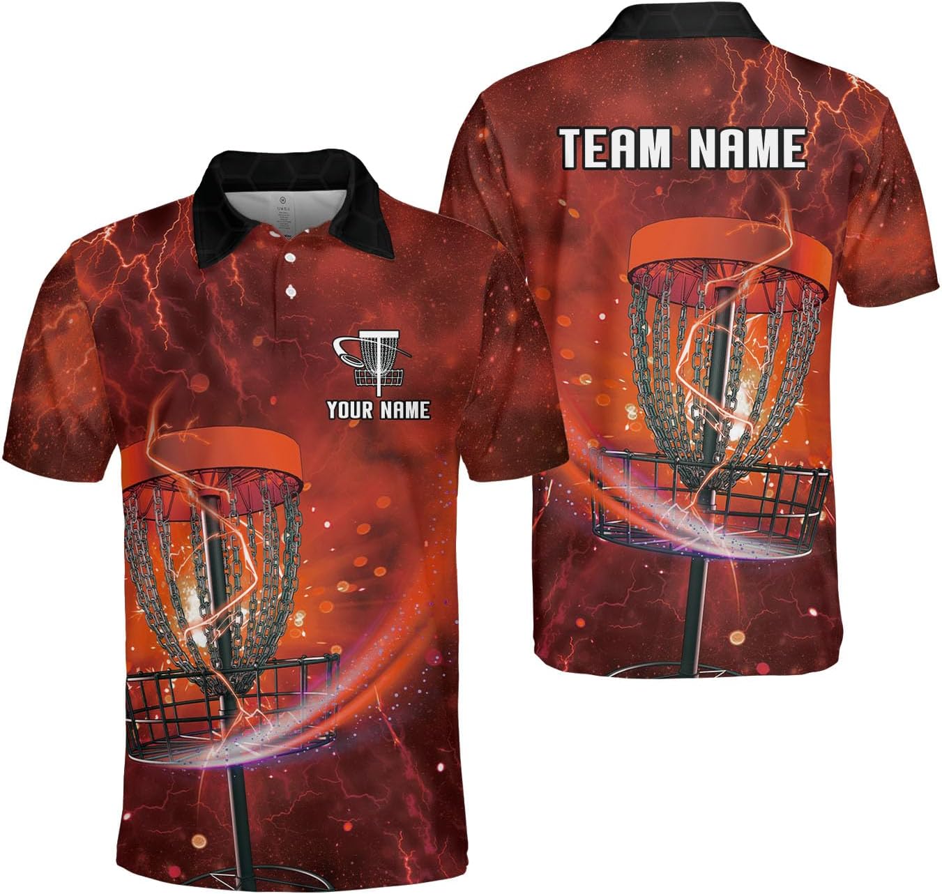 Personalized Funny Disc Golf Polo for Men, Retro Disc Golf Shirts, Disc Golf Gifts, Disc Golf Polo Size S-5XL