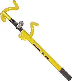 Winner International The Club 3000 Twin Hook Trava para Volante, Amarelo
