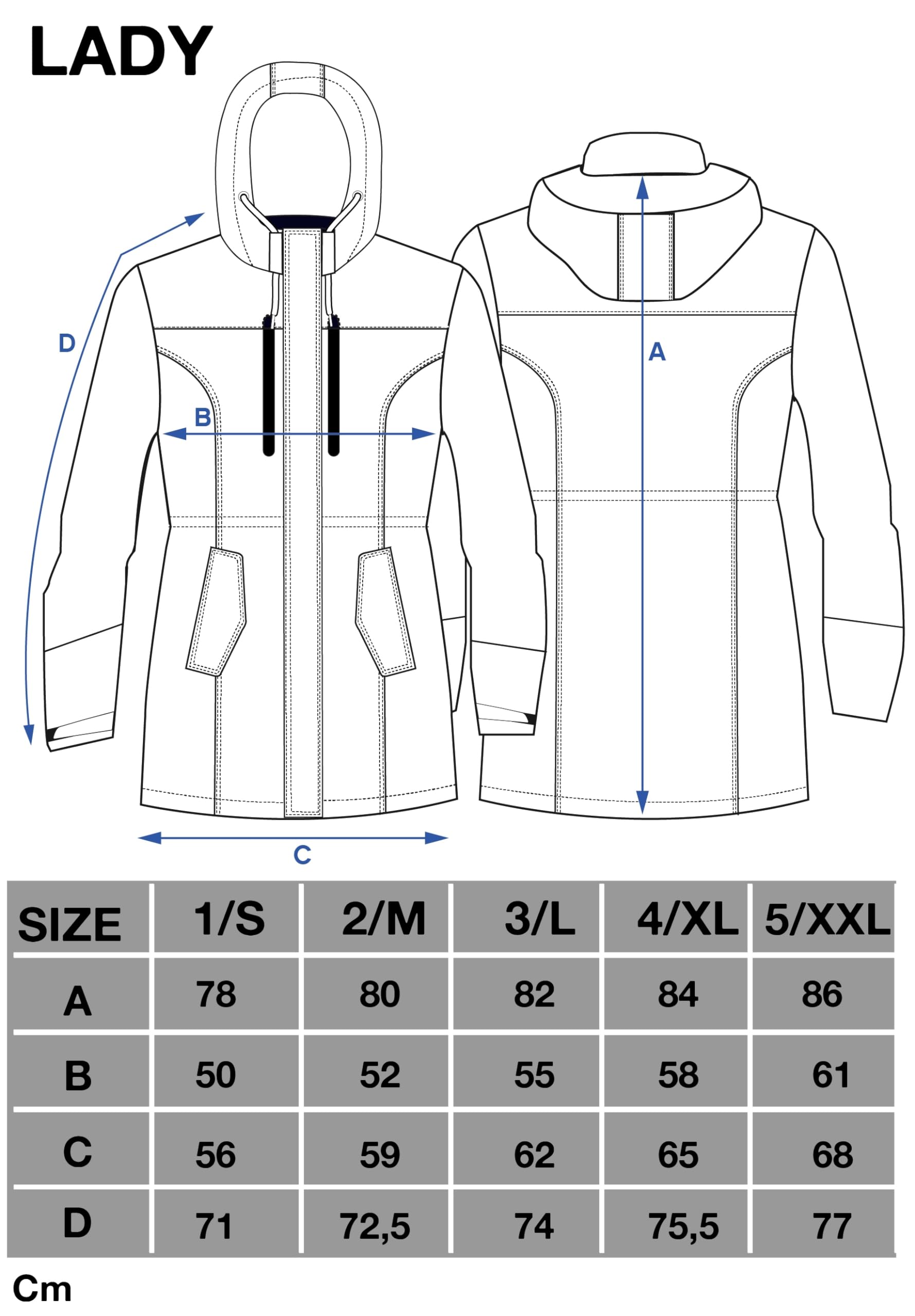 Canadian Peak Toceaneak Lady - Veste Femme Softshell Capuche Impermeable - Manteau Polaire Blouson Coupe Vent Resistant Travail - Vetement Randonnee Ski Automne Hiver Printemps