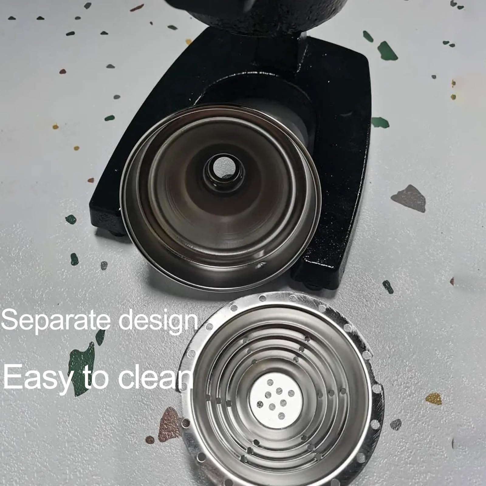 Exprimidor de cítricos comercial para el hogar Exprimidor de naranjas de hierro fundido - Exprimidor de cítricos profesional de alta resistencia Exprimidor de limón de acero inoxidable duradero Fáci