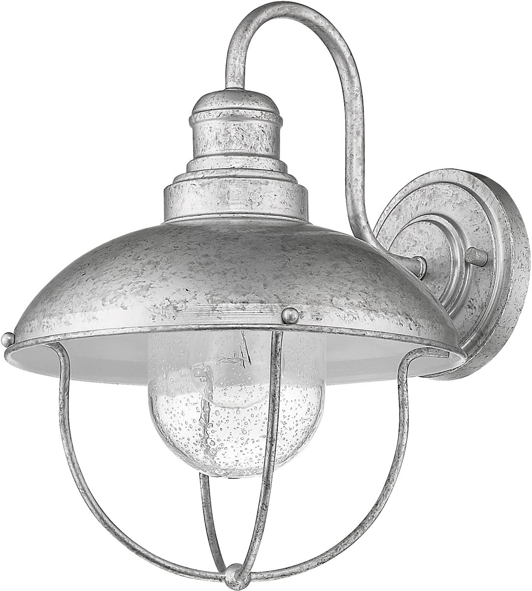 Z-Lite 590M-GV Ansel Outdoor Wall Sconce, 1-Light 100 Watts, Galvanized