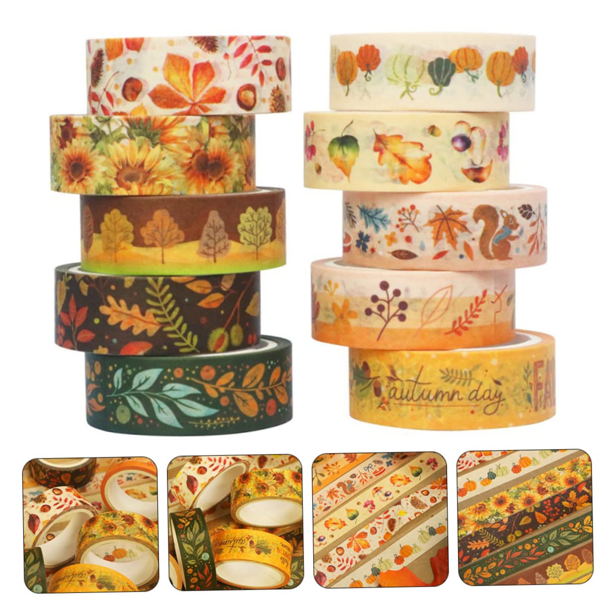 Ciieeo 40rollos Cinta Washi Para Scrapbooking Cinta Vintage Para Manualidades y Agendas