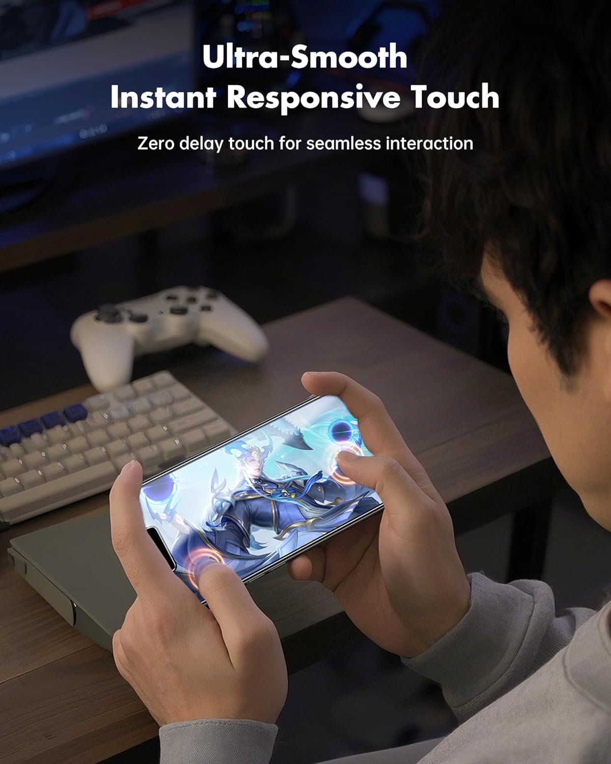 UNBREAKcable Privacy Screen Protector for iPhone 16e, Shatterproof Tempered Glass [True 28°Anti Spy] [9H Hardness] [Easy Installation Frame] Private Protector for iPhone 16e 6.1inch-2 Pack - Image 5