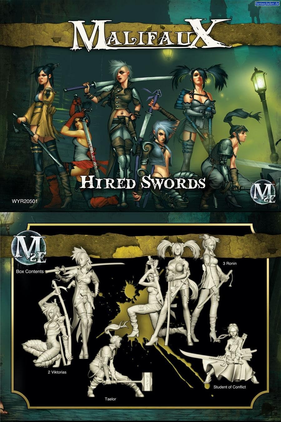 Wyrd Miniatures 20501 Outcasts Viktorias Crew Box Set