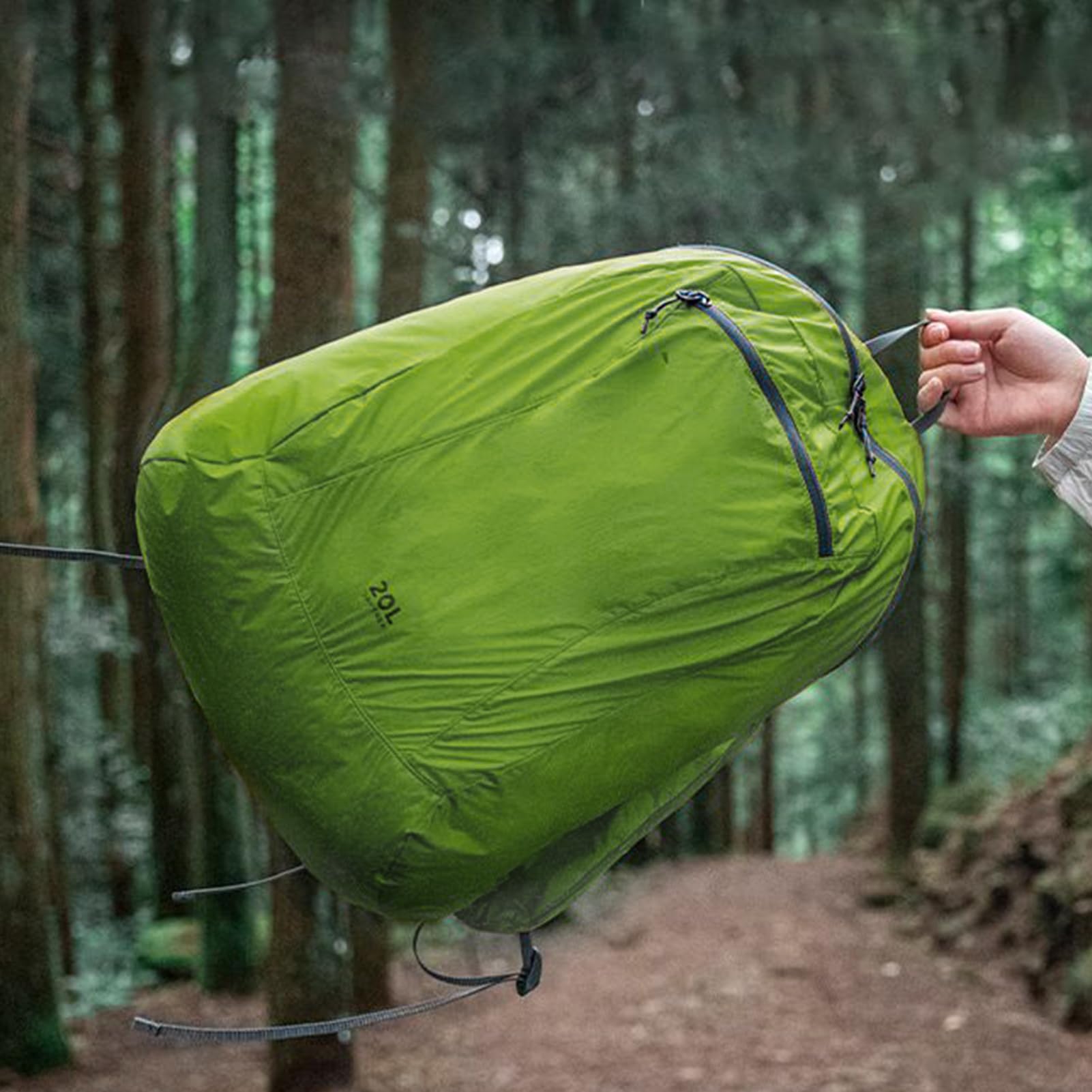 Generisch Plecak na wędrówki | wodoszczelny plecak podróżny o pojemności 20 l | składany lekki tornister szkolny, na wycieczki z plecakiem, kemping, podróże, siłownię, do pracy, szkoły, na uczelnię