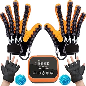 Hand Rehabilitation Robot Gloves Both Hands, Robotic Hand Glove for Stroke Rehab Stroke Hand Rehabilitation Glove