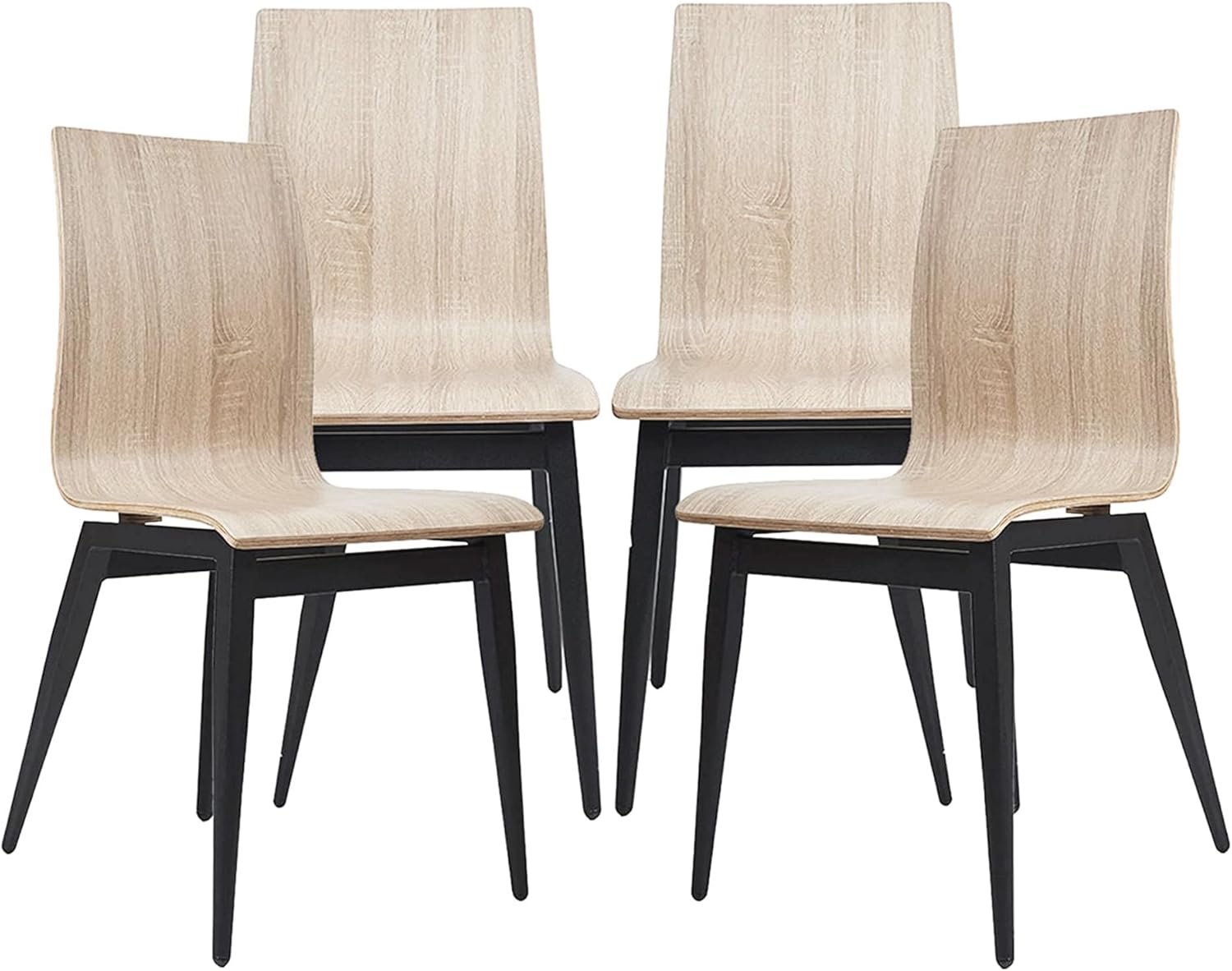 LUCKYERMORE Dining Room Chairs Set for 4 Modern Kitchen