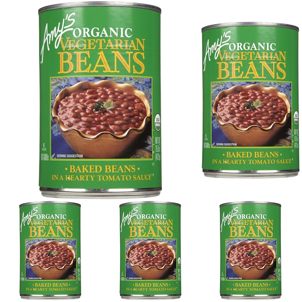 Amy's Organic Vegetarian Baked Beans - 15 oz (Pack of 5)