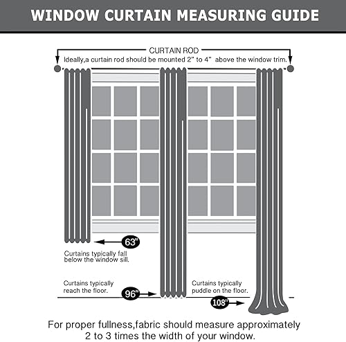 Miniatura 8 de Pickluc Cortina opaca azul marino para sala de estar, cortinas de bloqueo de luz con ojales, aislamiento térmico, reducción de ruido, 52 pulgadas de