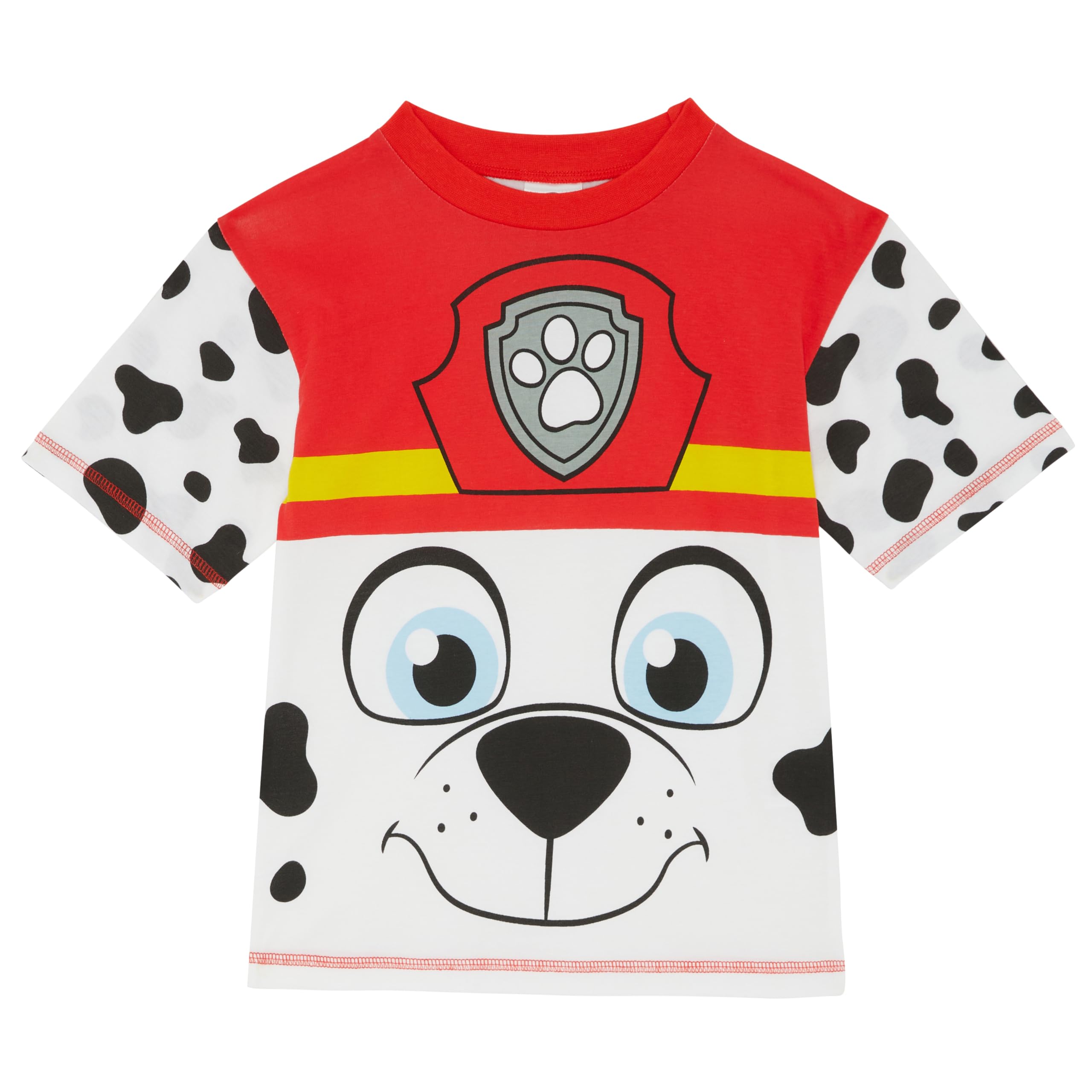 Paw Patrol Chase o Marshall Pigiama a Maniche Corte per Bambini - 100% Cotone