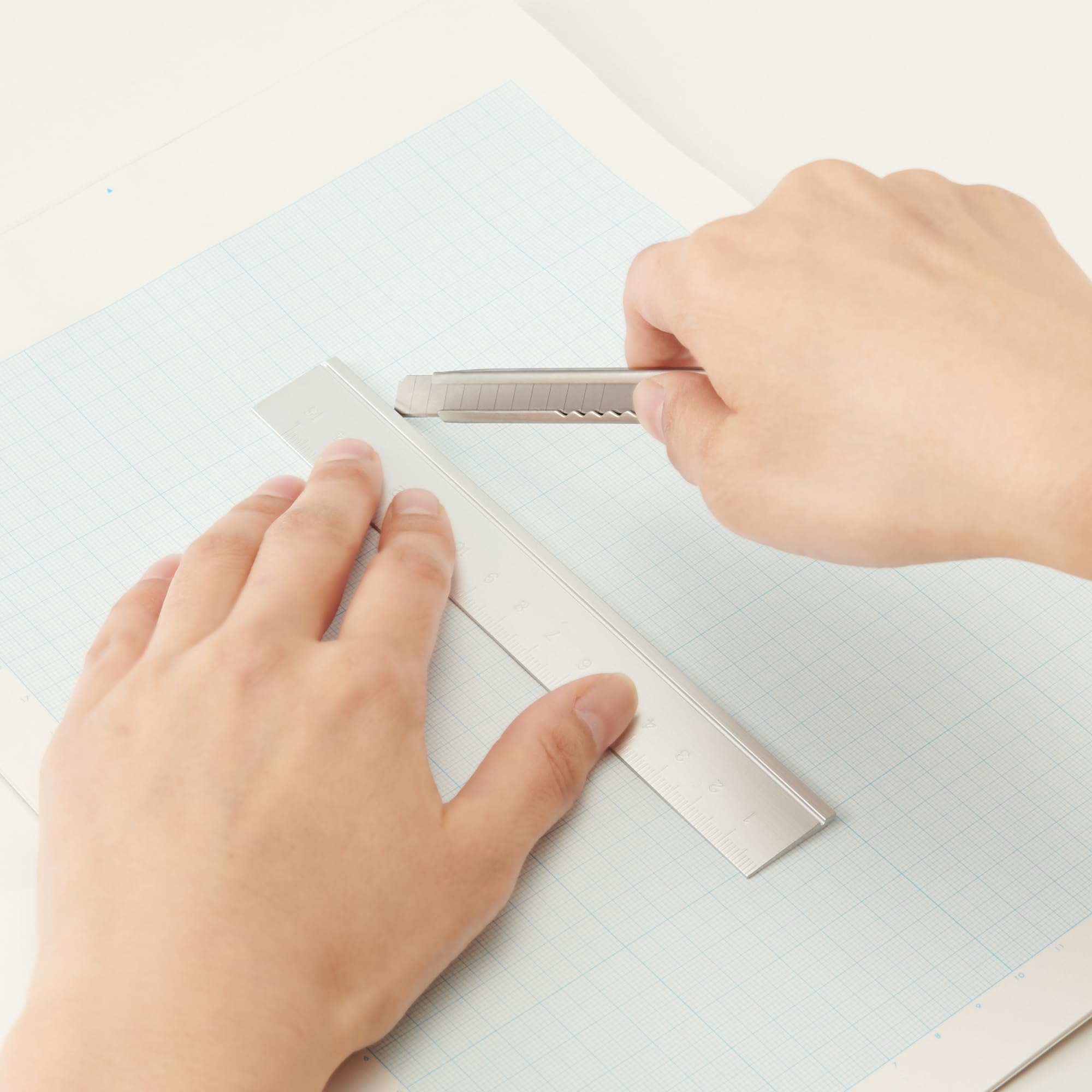 Amazon.com: MUJI Japan Aluminum Ruler 15mm Silver : Tools & Home