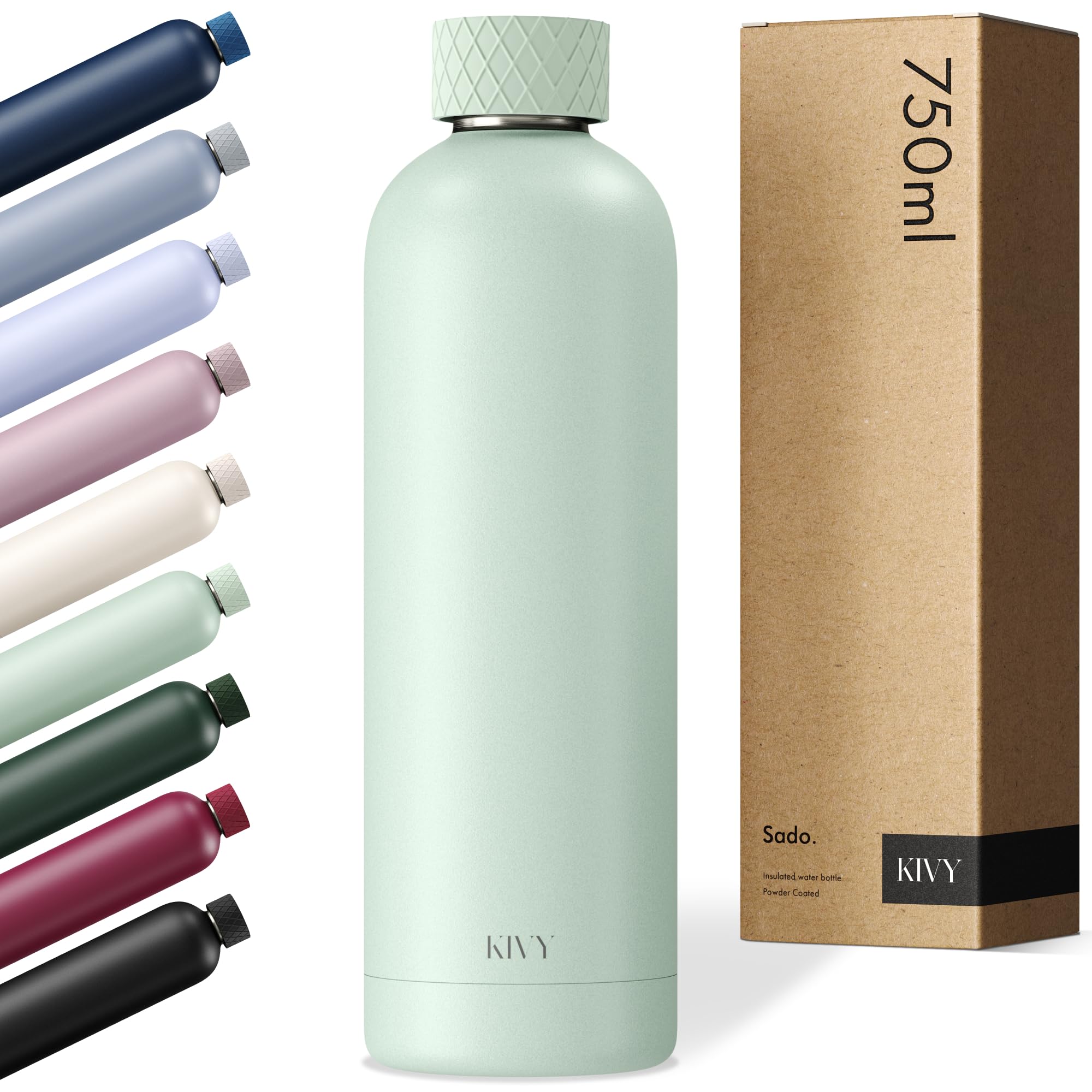 KIVY Edelstahl Trinkflasche