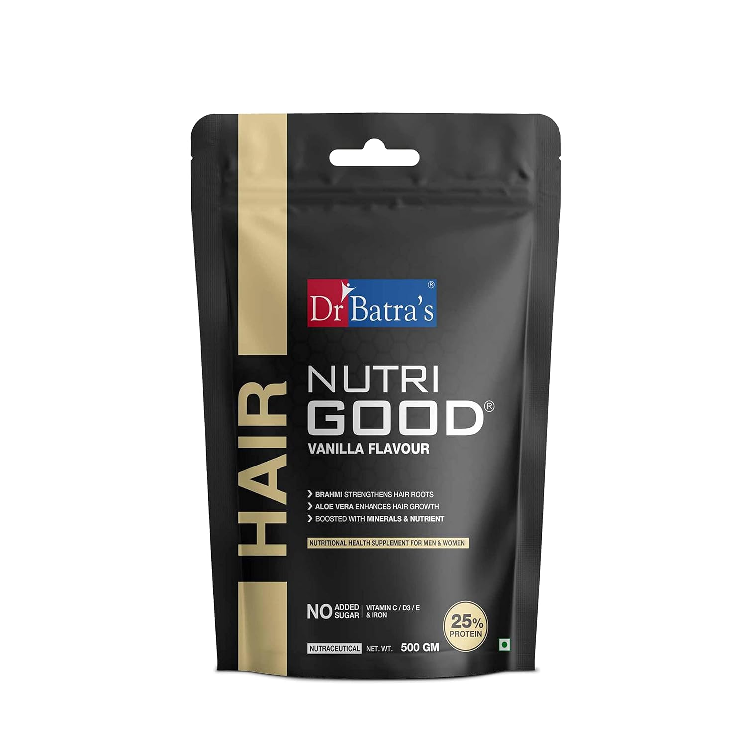 Dr Batra’s Nutrigood Hair Protein Powder 500g Vanilla with Brahmi, Biotin, Collagen & Keratin | Supplement for Hair Fall C... - Review, Price and Buying Guide