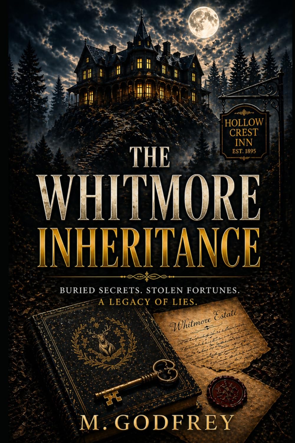 The Whitmore Inheritance: Buried Secrets. Stolen Fortunes. A legacy of Lies.