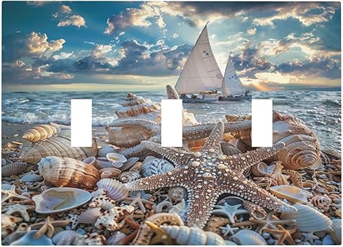 Miniatura 162 de Cubiertas de salida iridiscentes abstractas coloridas nubes dúplex de 1 cuadrilla, placa de cubierta de interruptor de luz arco iris, placas