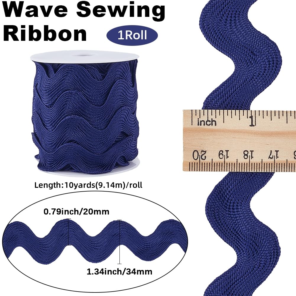 Snapklik.com : 1.34 Inch Giant Rick Rack Trim Jumbo RIC Rac Ribbon Huge ...