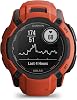 Garmin Instinct® 2X Solar, Smartwatch Exterior Resistente, 50mm, Rojo Llama | Carga Solar, Linterna Integrada, Soporte Multi-Banda de Frecuencia, Sensores ABC, Rastreo Tracback®, Puntos de Referencia 7