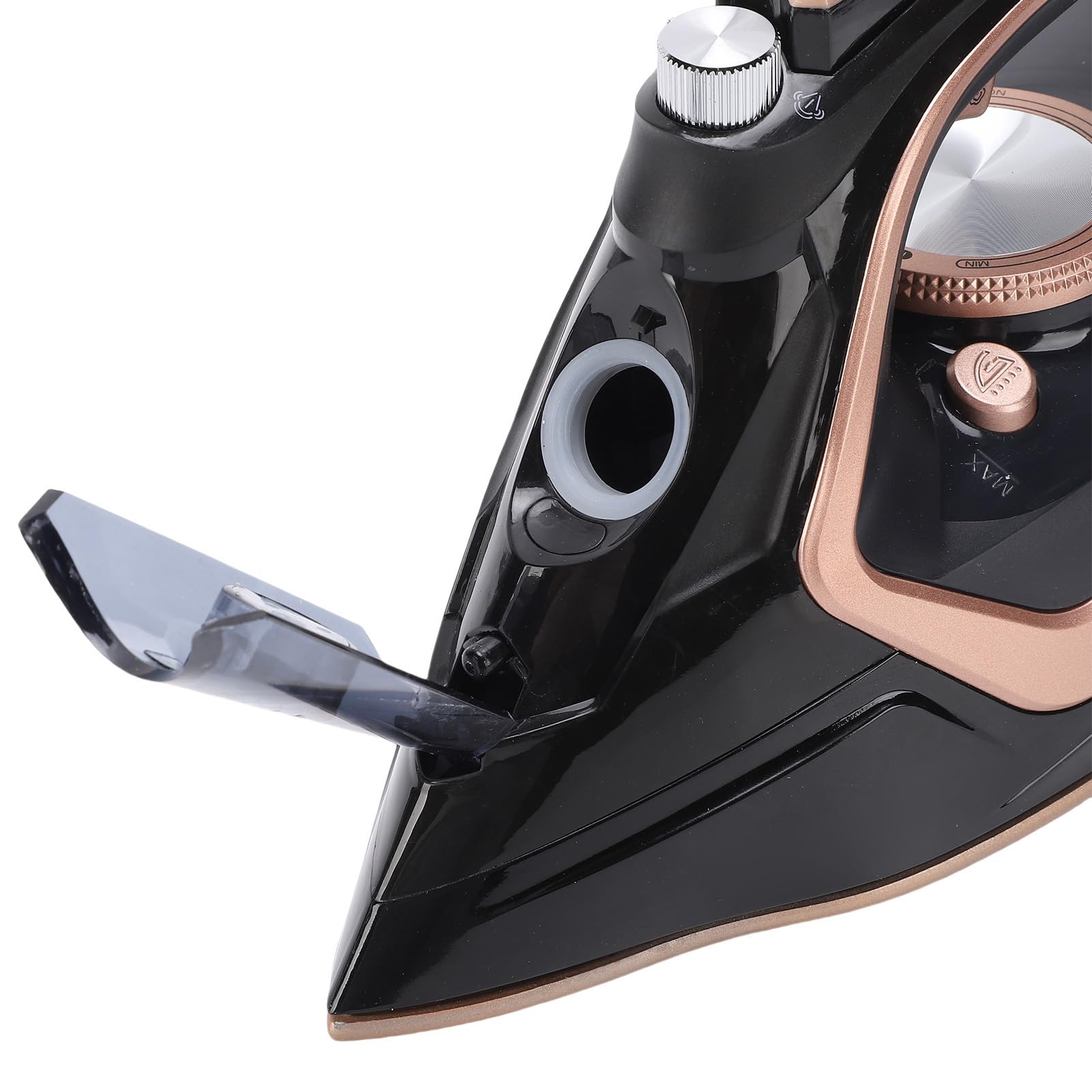 Topiky Plancha de Portátil de 2200 W con Tanque de Agua, Plancha de Ropa Eléctrica de Vertical para Viajes a Casa, Potente de y Seco de 2200 W con Punta Precisa, Gran Capacidad de 250 Ml, (Enchufe