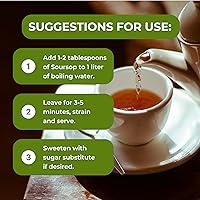 Vista 5 de Hanan Graviola Té de hierbas de hojas sueltas 1.4oz Hojas de guanábana 1.41 oz - Hojas De Guanabana Hierbas Natural, Annona Muricata Seca de Perú Te