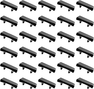 30pcs 65x9mm Plastic Bed Slat End Caps Holders Plastic Connector Furniture Accessories for Holding Securing Wooden Slats Bed Base
