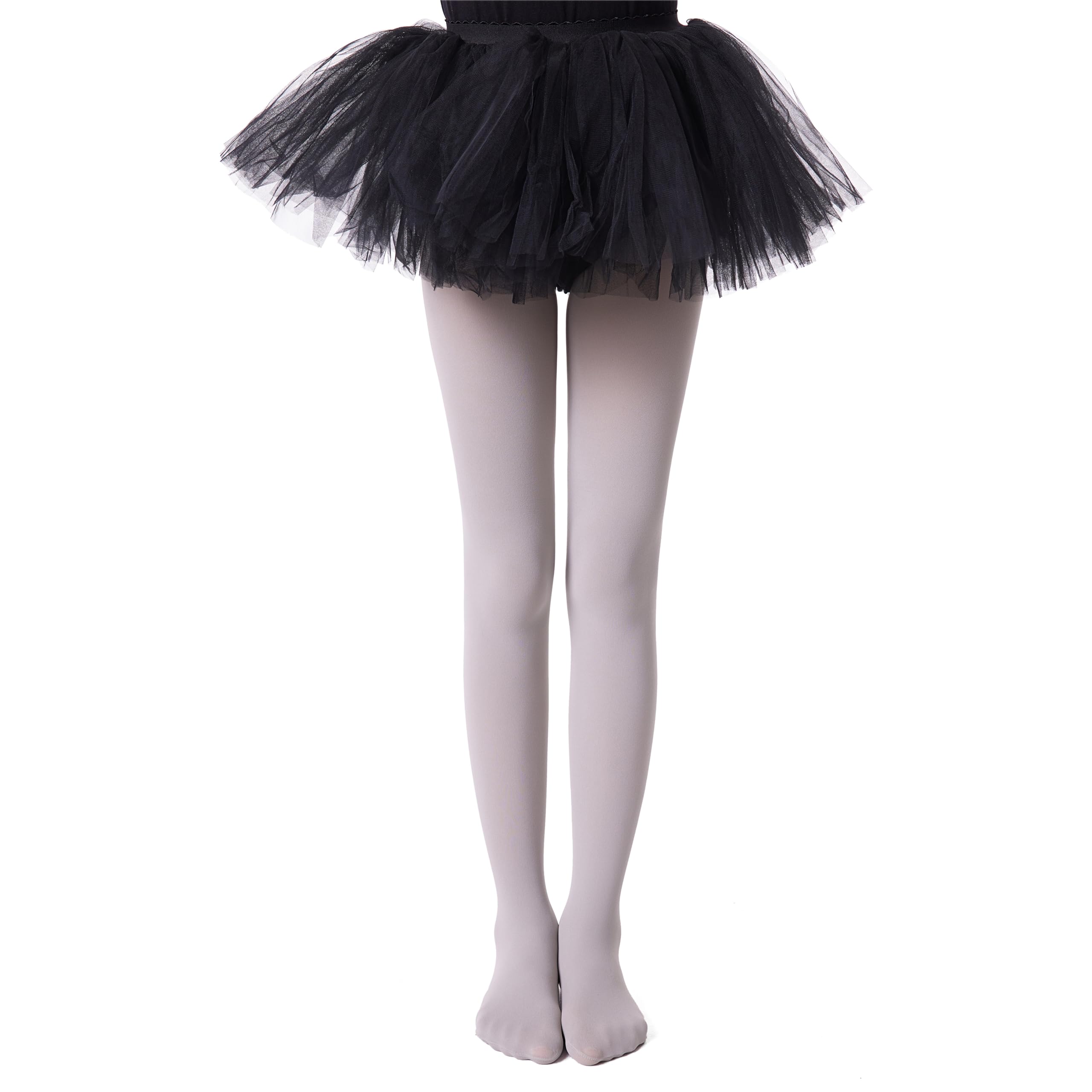 Frola Tights for Girls 40 Denier Semi Opaque Soft Pantyhose Ballet Dance Panty Footed Tights