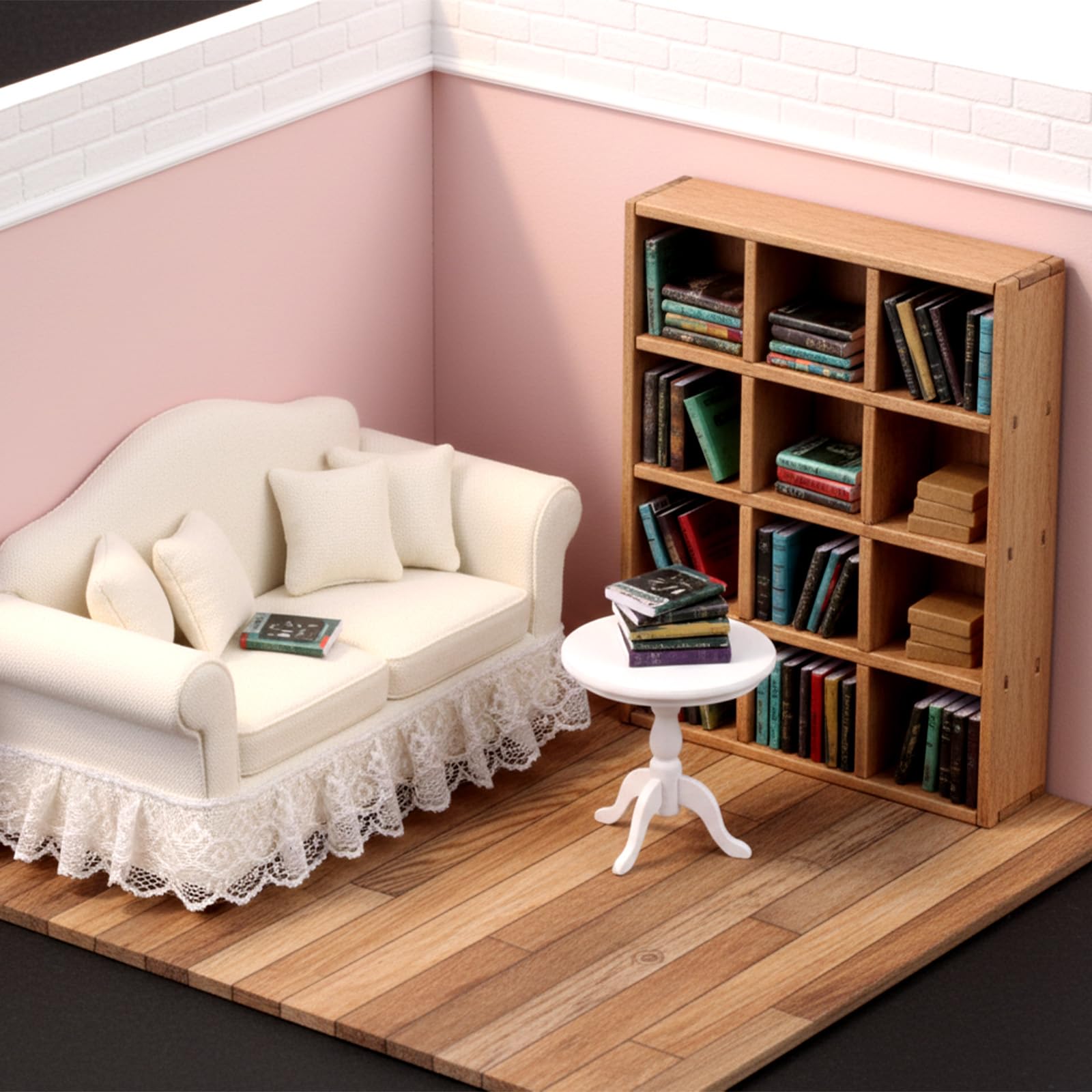 200 Stück Miniatur Bücher Puppenhaus Buch Zubehör Mini Books Detailgetreue Realistische Miniaturbücher Dekoration Für Diy Bastelarbeiten Arbeitszimmer Bücherregal Bibliothek - 4