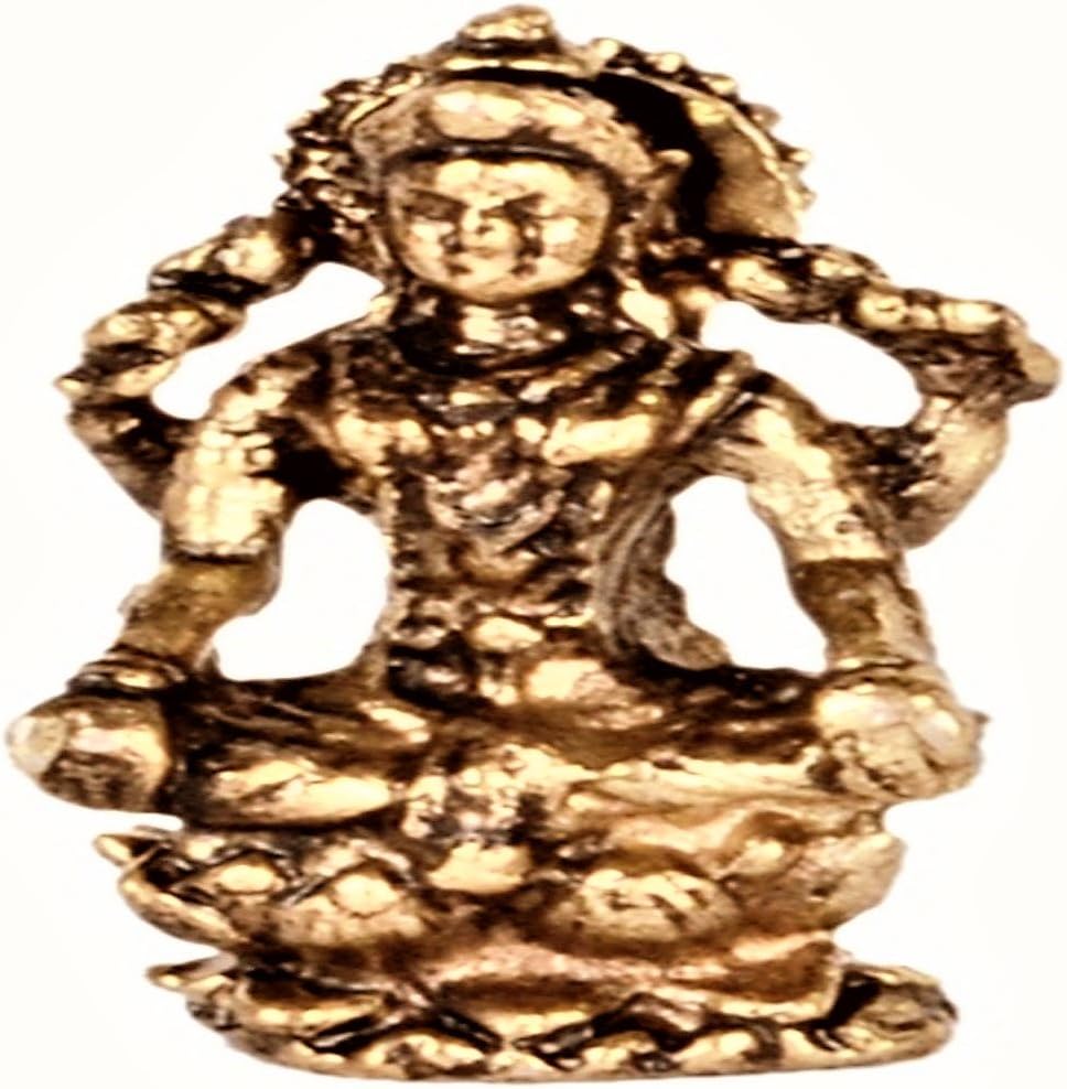 PurpledipRare Miniature Statue Goddess Lakshmi (Laxmi): Unique Collectible Gift (11176)