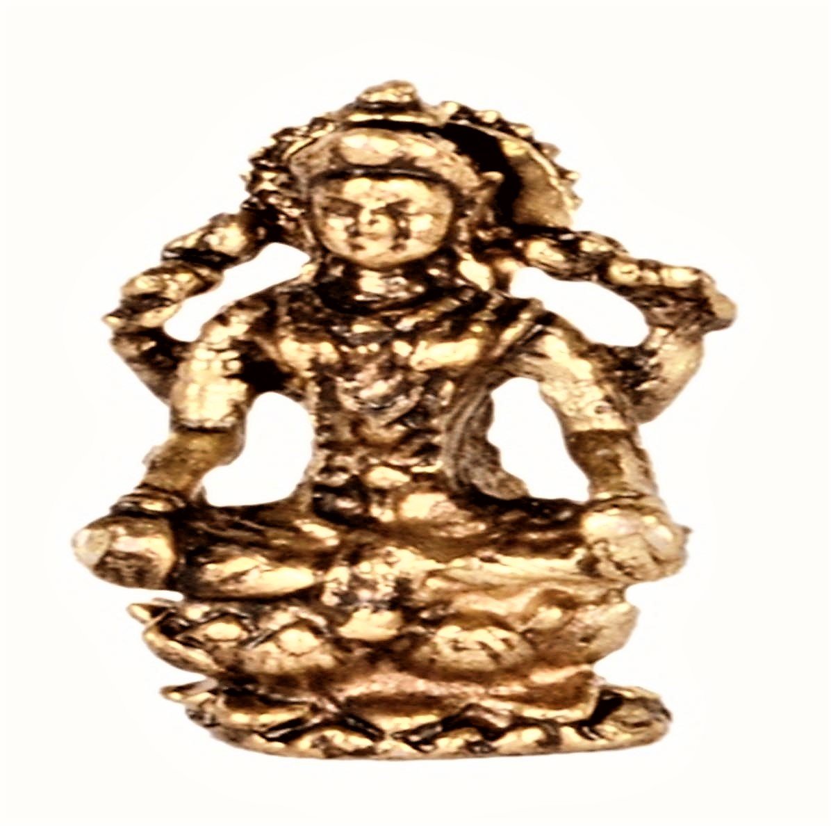 PurpledipRare Miniature Statue Goddess Lakshmi (Laxmi): Unique Collectible Gift (11176)
