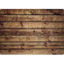 Peryiter Wood Backdrop Wooden Wall Background Rustic Backdrop Durable Polyester Fabric Photography Supplies for Party, Wedding Baby Photoshoot10 x 8ft,Brown