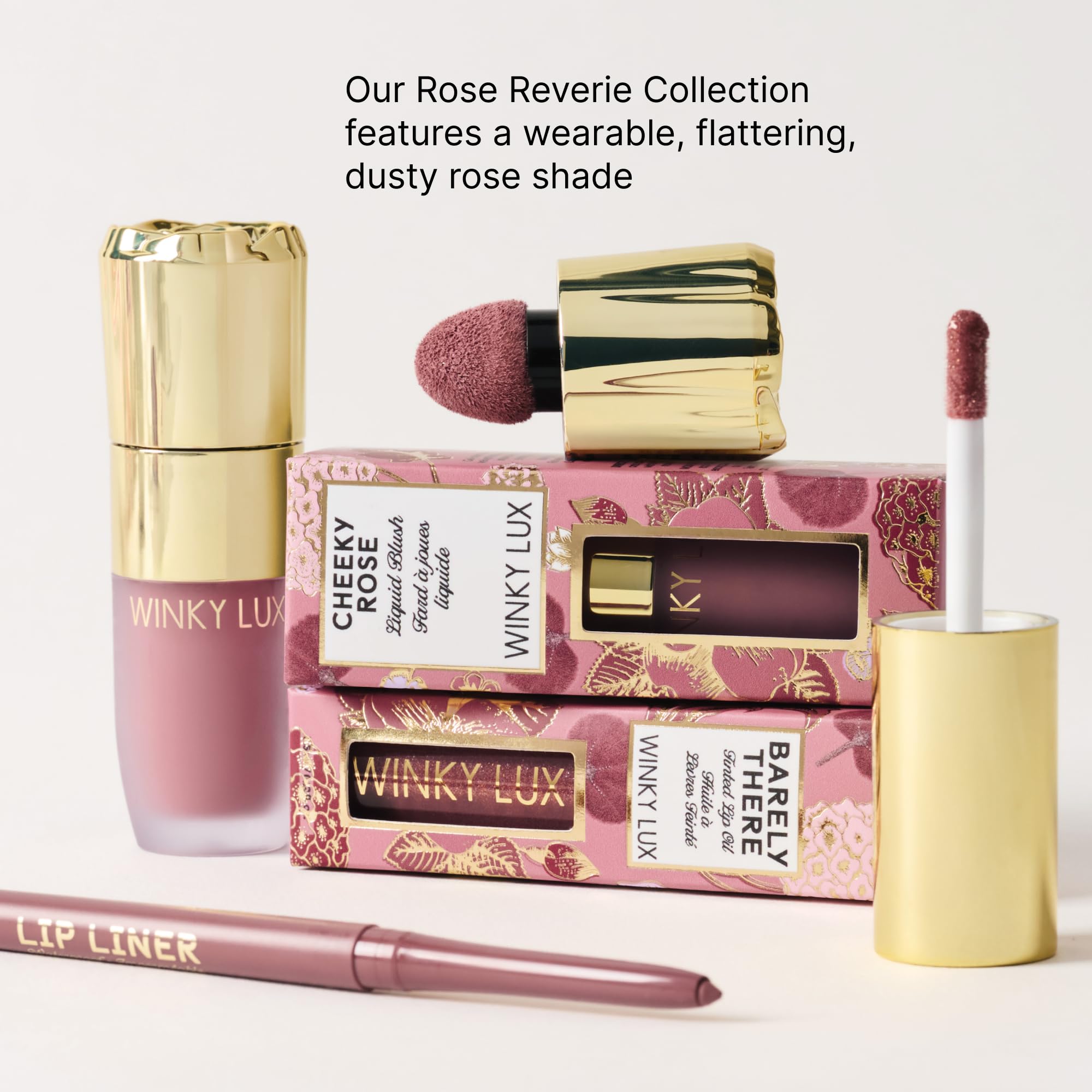 Winky Lux Cheeky Rose Liquid Sculpt Blendable Face Makeup