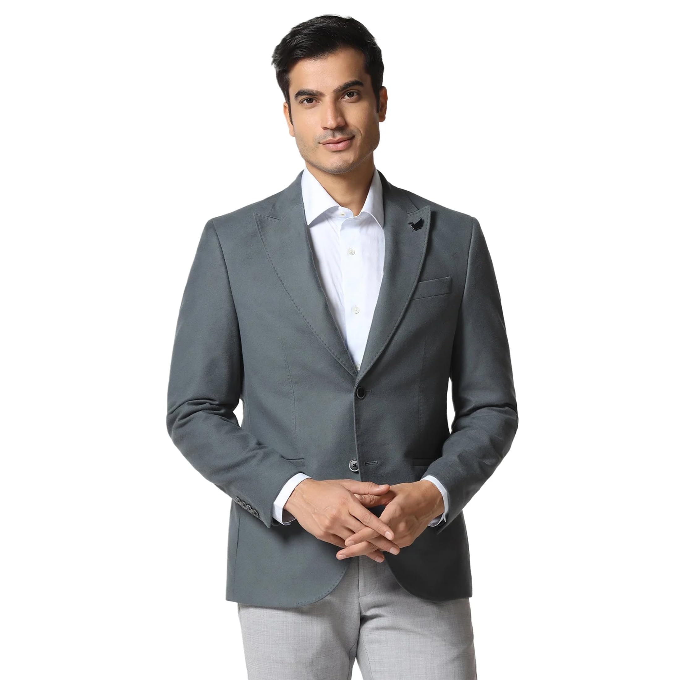 blackberrys Men's Slim Fit Solid Formal Blazers-picture-12