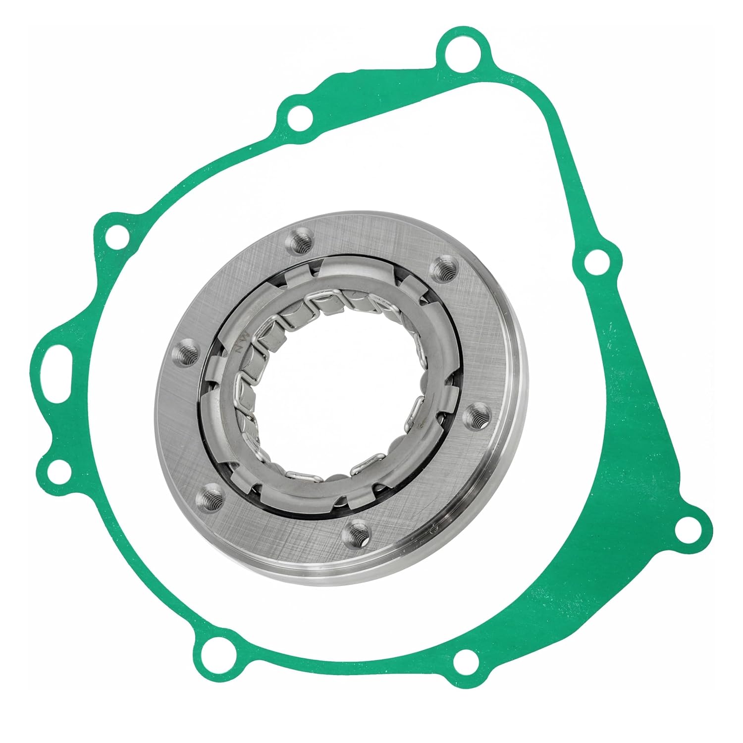 Caltric Clutch One Way Bearing & Gasket Compatible with Suzuki Quadsport 400 LT-Z400 2003-2009 with Bolts