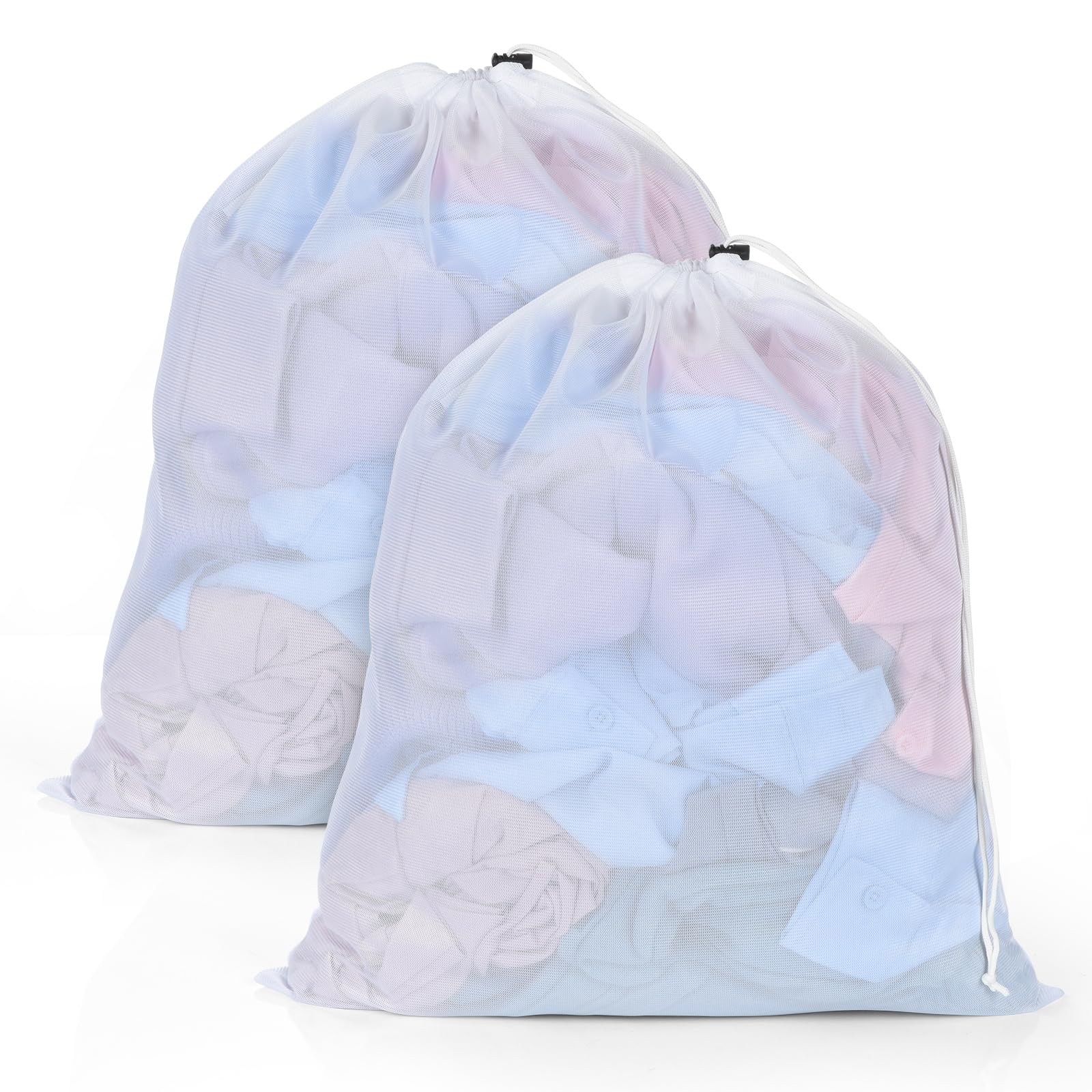 OTraki Laundry Net for Washing Machine, 40 x 50 cm, Fine Mesh Laundry Bag | Set of 2, gentle wash, delicate wash protection, 40 x 50 cm size, machine washable
