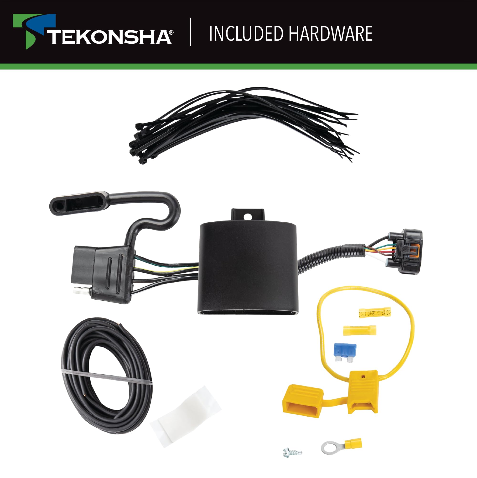 Amazon.com: Tekonsha 118784 Tow Harness T-Connector Black