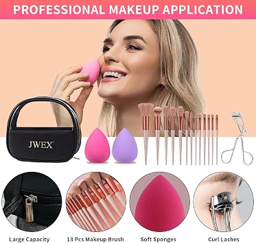 makeup set 37 Pcs All in One Makeup Kit for Women Full Kit, Makeup Gift Set Includes Eyeshadow Palette Contour Stick Eyebrow Soap Cosmetic Brush Make Up Gift Set for Women Teen(A204)