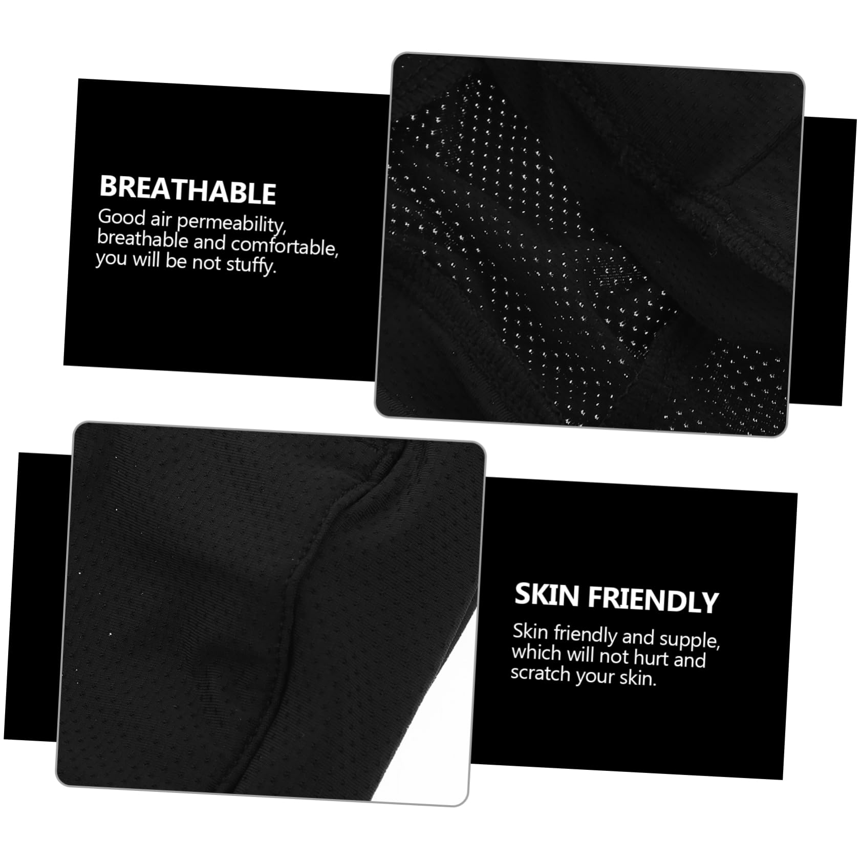 FRCOLOR 1Pc Unisex Cycling Helmet Liner Quick Dry Sweat Wicking Cap for Outdoor Sports Breathable and Comfortable Headwear for Cycling and Ice Hockey Protection Black