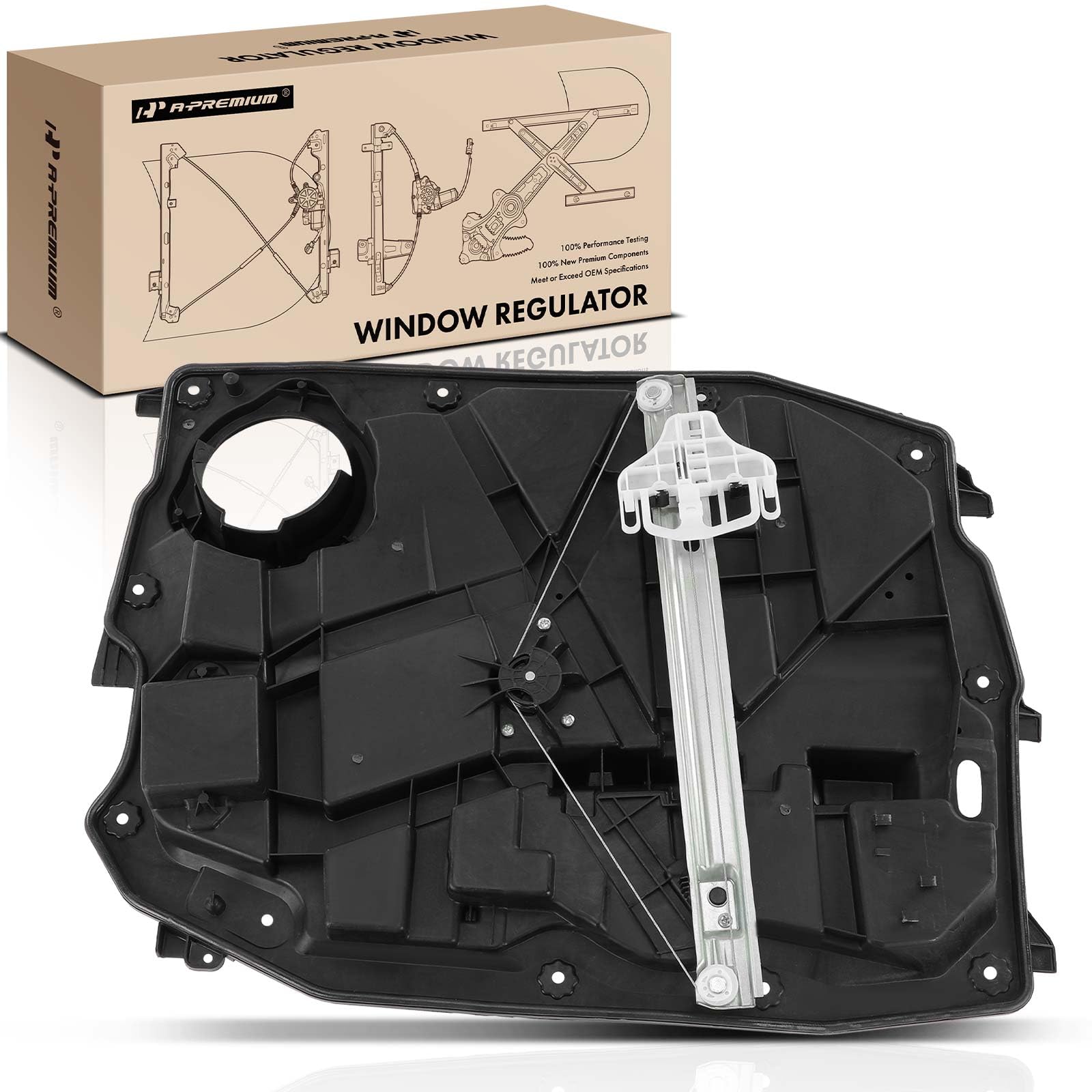 Photo 1 of A-Premium Front Passenger Side Power Window Regulator with Motor (6-Pin)