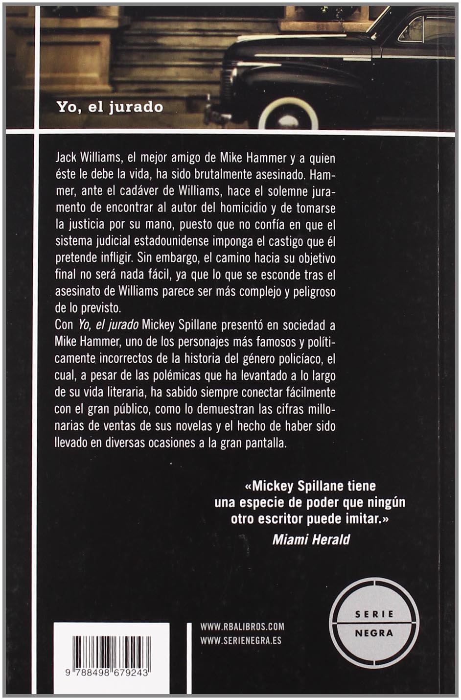 Yo, el jurado (Serie Negra)