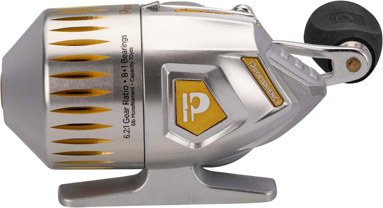 Micro Sniper Spincast Reel - Silver/Gold