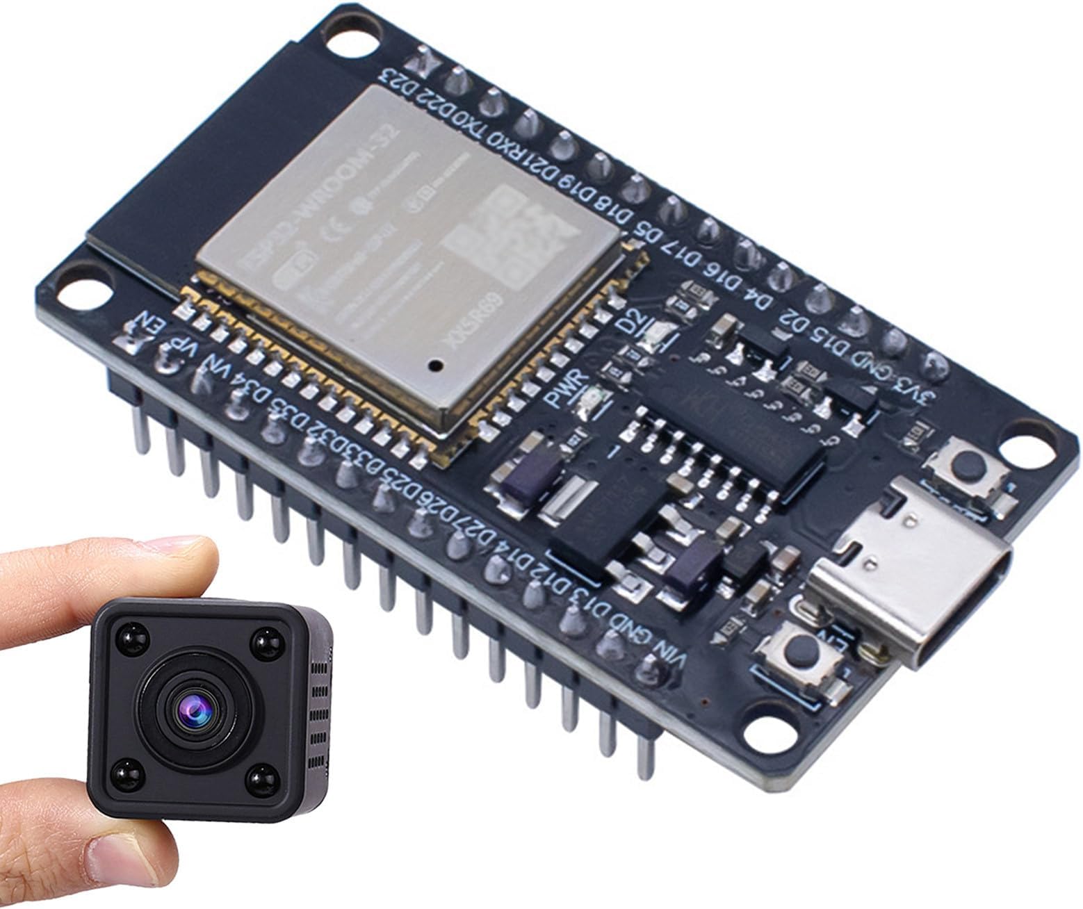 -Mode 2.4ghz Processor Microcontroller - Esp-32 Development Board Kit, Integrated Flash | Compatibility Networking Supplies, Electronic Accessories for Wifi Mini-Cameras, Processor